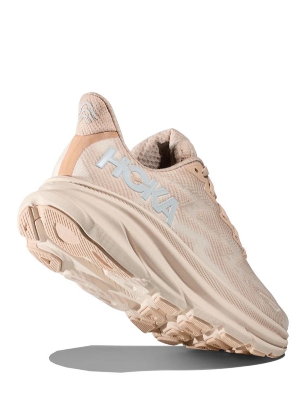 HOKA Women’s Clifton 9 in Shifting Sand/Eggnog - Picture 2 of 15